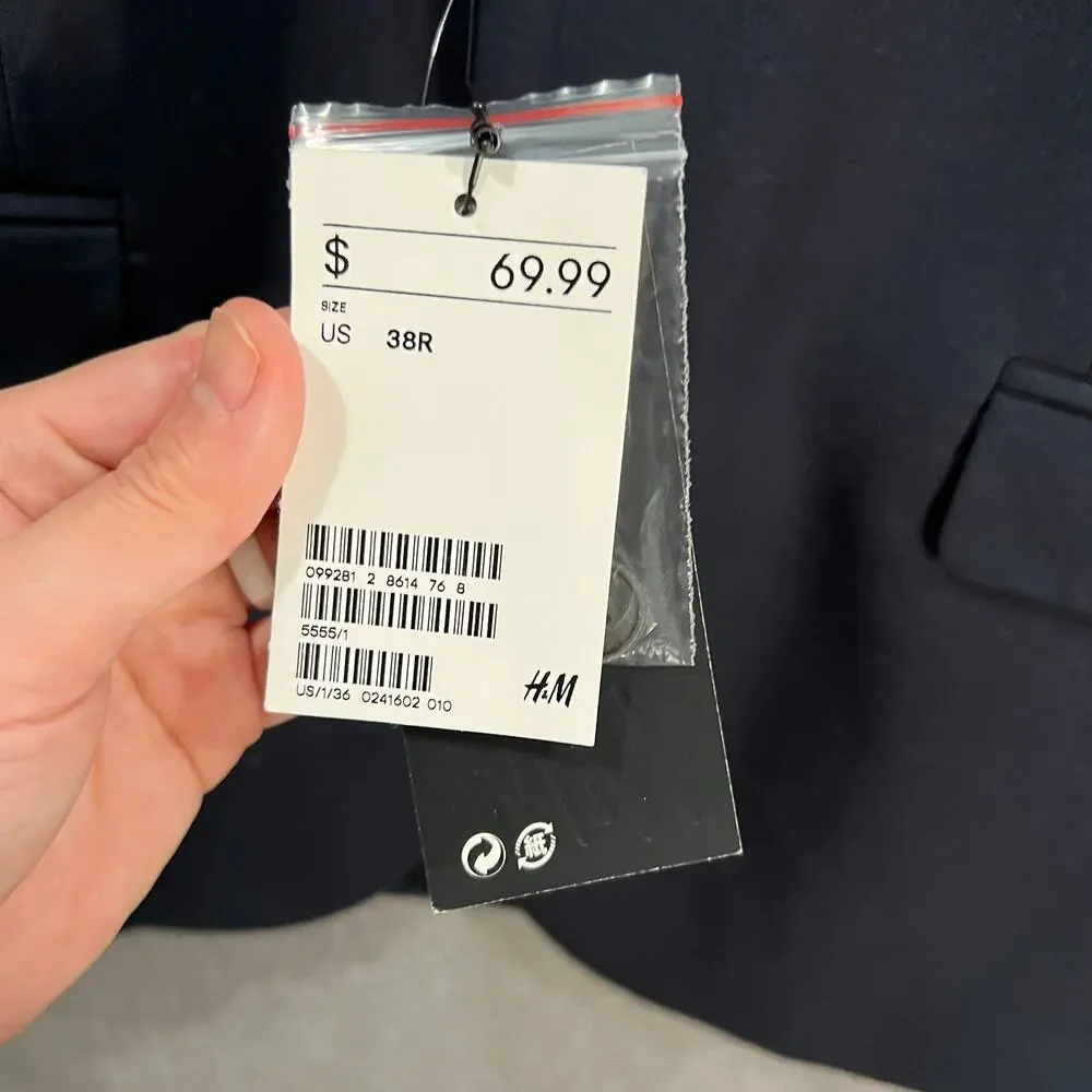H&M mens slim